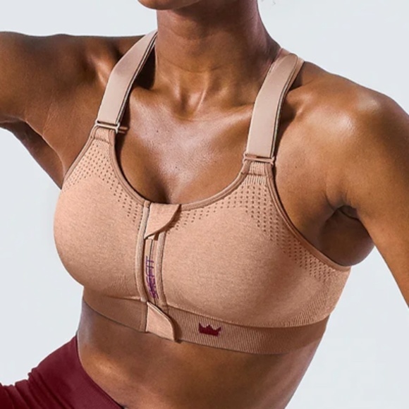 SHEFIT Other - SHEFIT Low Impact Sports Bra in Heathered Tan